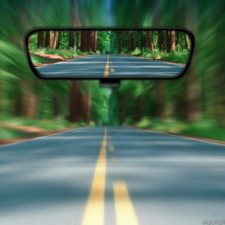 Last glance in the Rearview