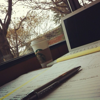 Study Session at a coffee shop 