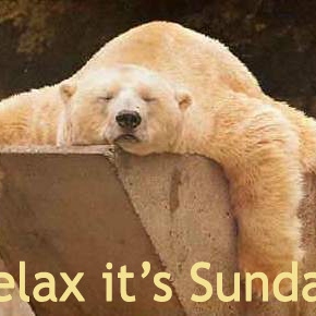 Relax, It's Sunday.
