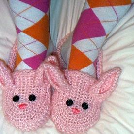 Btrxz's Woke up with puke on my bunny slippers. So I made a new pair, do you like them?