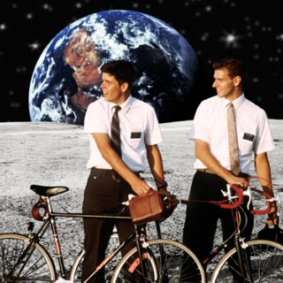 Mormon Missionaries on the Moon