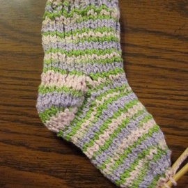 project: baby socks