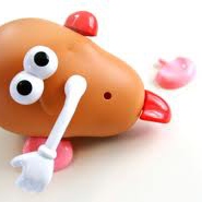 Mr. Potato Head was a popular children's toy whose sensory organs could be quickly removed and stored in his ass.