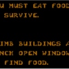 You Must Eat Food to Survive 