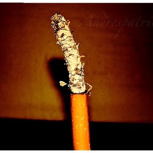 Time takes a cigarette...