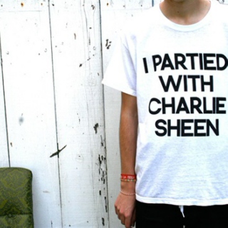 I partied with Charlie Sheen.