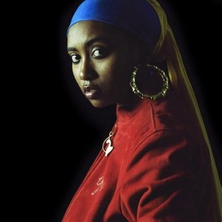 girl with a bamboo earring