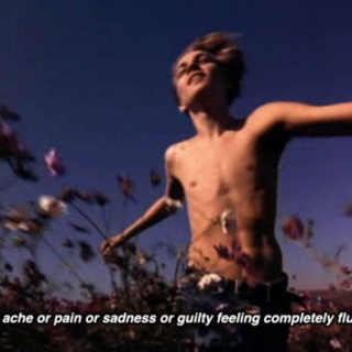 and the ache or pain or sadness or guilty feeling completely flushed out