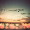 i still dream of you sometimes. 