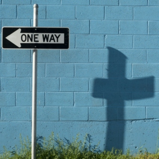 follow the Cross before the world behind It