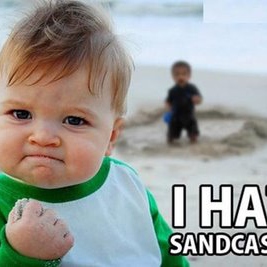 Sand...