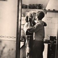 slow dancing in the kitchen.
