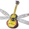 Guitarra libélula 