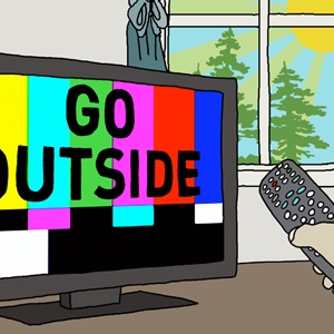 ...go outside.