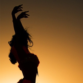 Dancing as the Sun Goes Down.