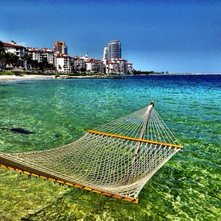 hammocks by the sea