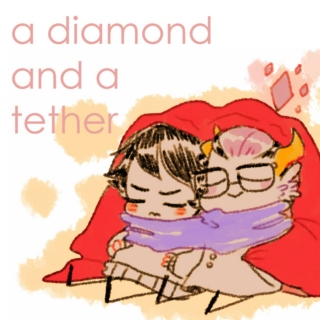 a diamond and a tether