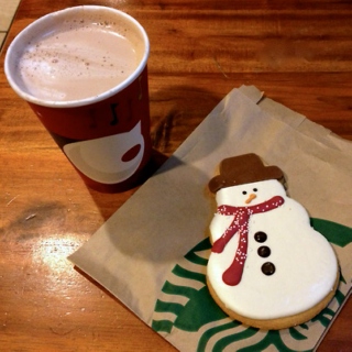 gingerbread and peppermint mochas