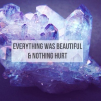 everything was beautiful & nothing hurt