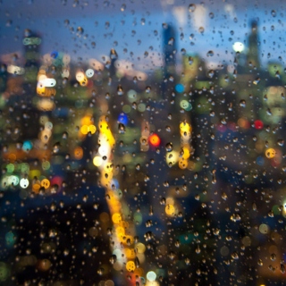 city rain
