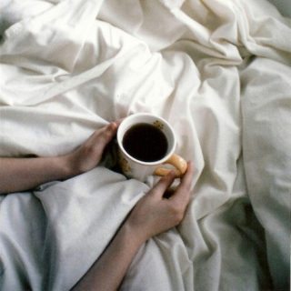 7 a.m, cold coffee