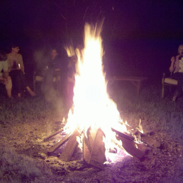 backwood bonfire.