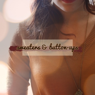 sweaters & button-ups