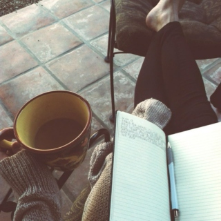 coffee, books, and relax