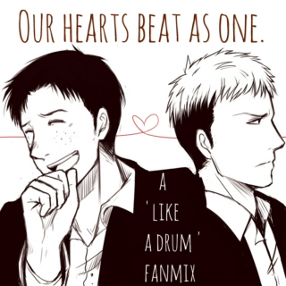 Our hearts beat as one.