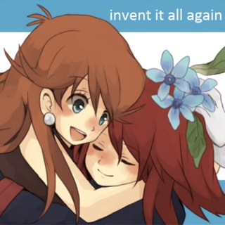 invent it all again - a blue+silver fanmix