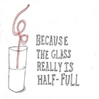 Glass Full Of Optimism 
