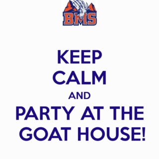 party at the goat house!
