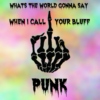 What's the world gonna say when I call your bluff, punk?