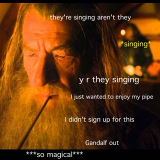 One does not simply NOT sing whilst walking to Erebor.