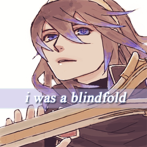 i was a blindfold