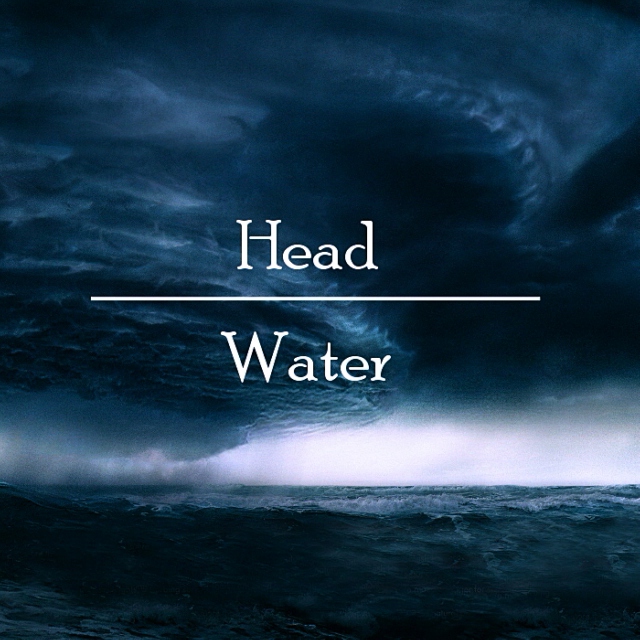 Head over water
