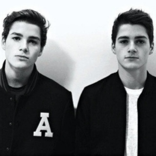 twins, twins, with good chins, their names are jack and finn