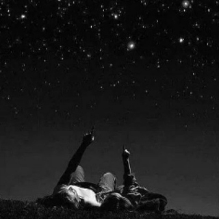 lay down with me and look at the stars.