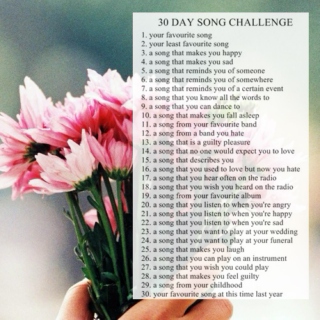 30 day song challenge