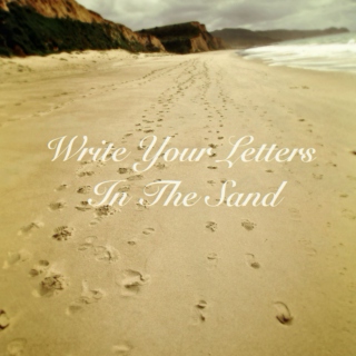  Write Your Letters In The Sand