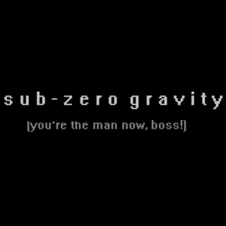 sub-zero gravity