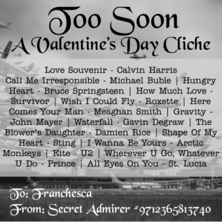 Too Soon: A Valentine's Day Cliche