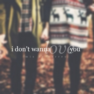 i don't wanna love you