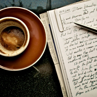 Writing in a Coffee Shop