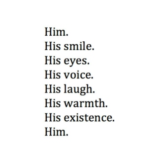For HIM...