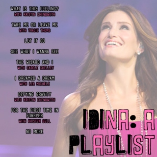 IDINA: a playlist ♡