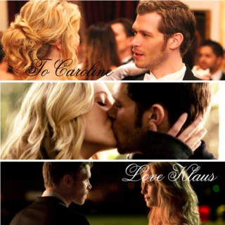 To Caroline; Love Klaus