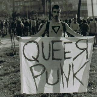 not gay as in happy, but queer as in punk rock