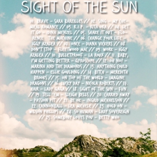 sight of the sun
