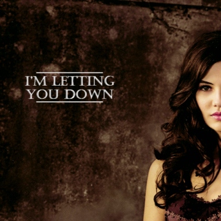 { i'm letting you down }